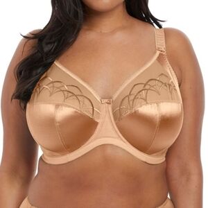 Elomi Cate Bra US153863 Hazel tan size 42K underwire wide straps 3 hook